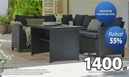 JYSK AGERMOSE stół + sofa oferta