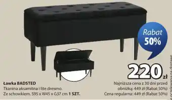 JYSK Ławka BADSTED oferta