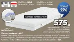 JYSK Materac sprężynowy VIVO oferta