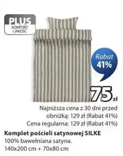 JYSK Komplet pościeli satynowej SILKE oferta
