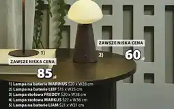 JYSK Lampa na baterie LEIF oferta