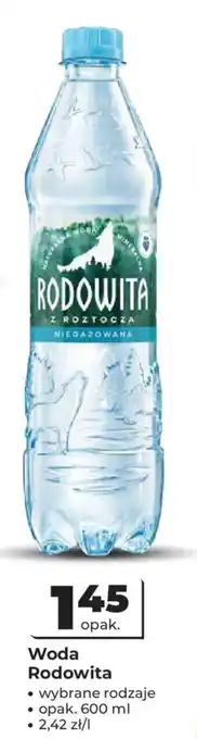 Odido Woda Rodowita oferta