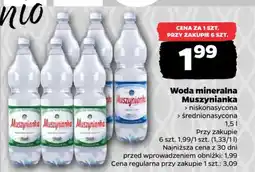 Netto Woda mineralna Muszynianka oferta