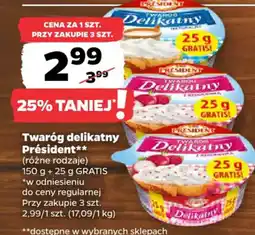 Netto Twaróg delikatny Président oferta