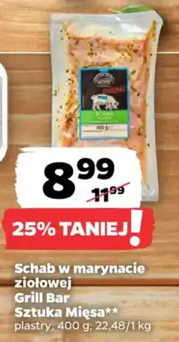 Netto Schab w marynacie ziołowej Grill Bar oferta