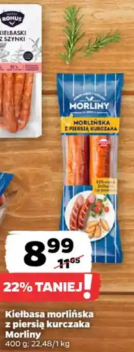 Netto Kielbasa morlińska z piersią kurczaka Morlina oferta