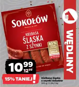 Netto Kielbasa Śląska z Szynki Sokołów oferta