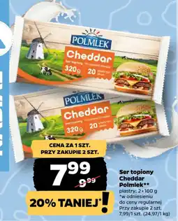 Netto Ser topiony Cheddar Polmlek oferta