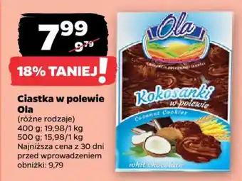 Netto Ciastka w polewie Ola oferta