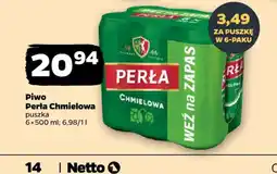 Netto Piwo Perła Chmielowa oferta