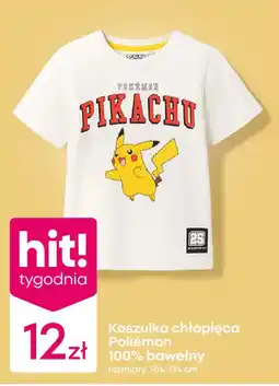 Pepco Koszulka chłopięca Pokémon oferta