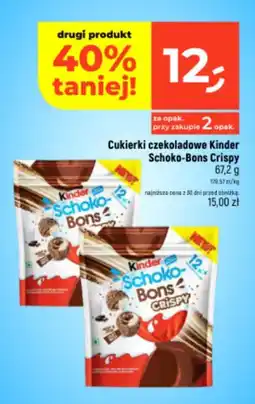 Dealz Cukierki czekoladowe Kinder Schoko-Bons Crispy oferta