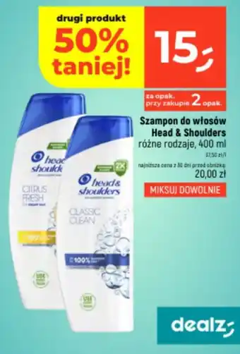 Dealz Szampon do włosów Head & Shoulders oferta