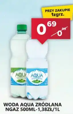 Spiżarnia Smakosza Woda Aqua Zródłana Ngaz oferta
