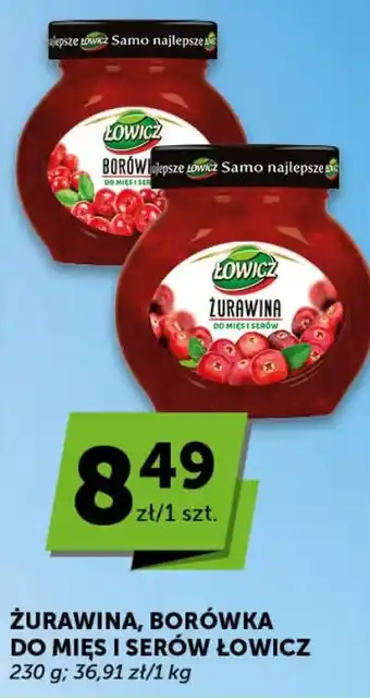 Żurawina, Borówka do mięs i serów Łowicz