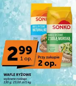 Groszek Wafle Ryżowe oferta