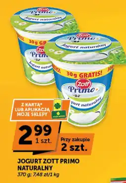 Groszek Jogurt Zott Primo Naturalny oferta