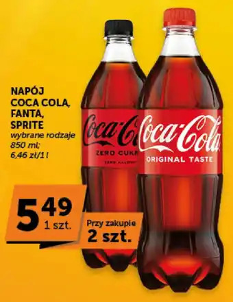 Groszek Napój Coca Cola, Fanta, Sprite oferta