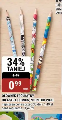 bi1 Ołówek trójkątny astra comics, neon lub pixel oferta