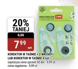 bi1 Korektor w taśmie + 2 wkłady lub korektor w taśmie oferta