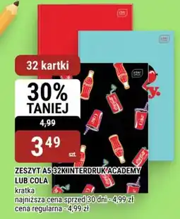 bi1 Zeszyt A5 32K Interdruk Academy lub Cola oferta