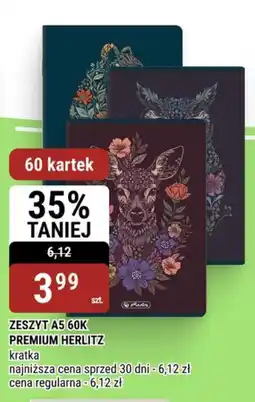 bi1 Zeszyt A5 60K Premium Herlitz oferta