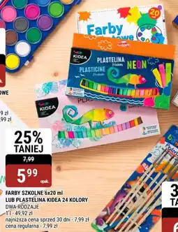 bi1 Farby szkolne / plastelina kidea 24 kolory oferta