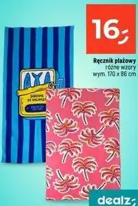 Dealz Ręcznik plażowy różne wzory wym. 170 x 86 cm oferta