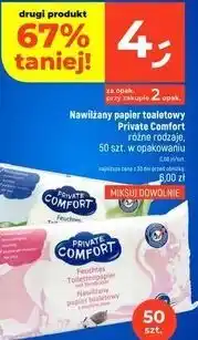 Dealz Nawilżany papier toaletowy Private Comfort oferta