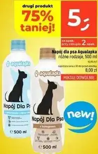 Dealz Napój dla psa Aqualapka różne rodzaje oferta