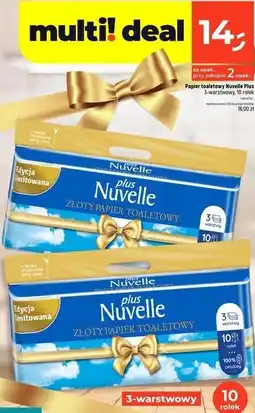 Dealz Papier toaletowy Nuvelle Plus 3-warstwowy, 10 rolek oferta
