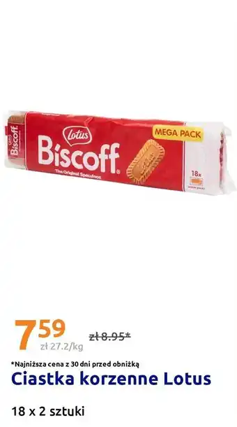 Action Ciastka korzenne Lotus Biscoff oferta