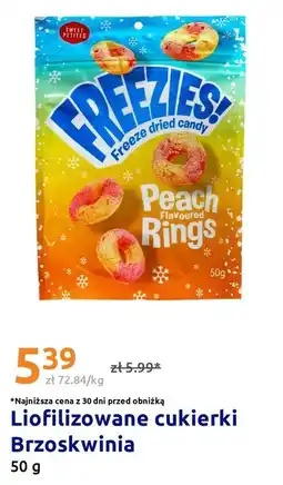 Action Liofilizowane cukierki Brzoskwinia Freezies oferta