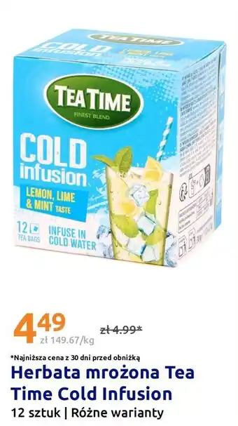 Action Herbata mrożona Tea Time Cold Infusion oferta