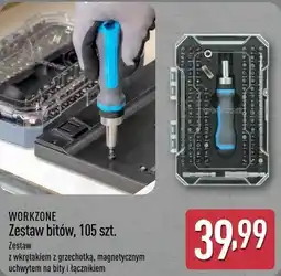 ALDI Workzone Zestaw bitów, 105 szt oferta