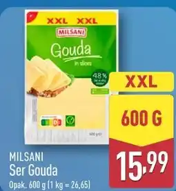 ALDI Milsani Ser Gouda w plastrach XXL oferta