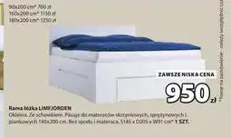 JYSK Rama łóżka oferta