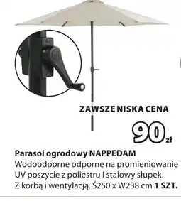 JYSK Parasol ogrodowy oferta