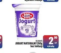 TomiMarkt Jogurt naturalny bez laktozy Mlekovita oferta