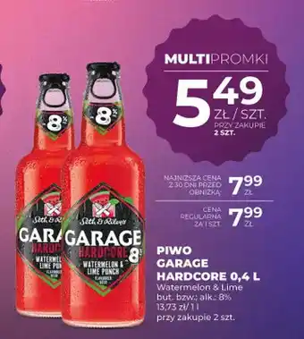 Duży Ben Piwo Garage Hardcore Watermelon & Lime oferta