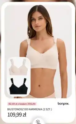 BonPrix Biustonosz do karmienia bonprix 2-pak oferta