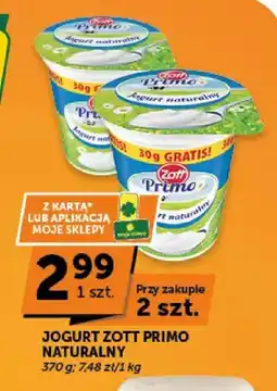 ABC Jogurt naturalny Zott Primo oferta