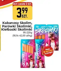 Społem Częstochowa Kiełbaski z szynki JBB Skolimki oferta