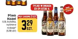 Społem Częstochowa Piwo Kozel Černý oferta