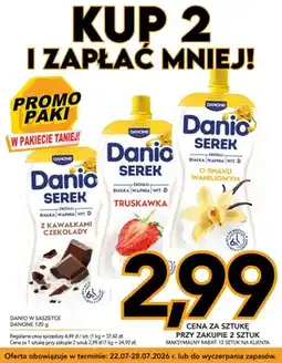 Kupiec Serek Danio o smaku waniliowym oferta