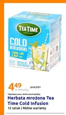 Action Herbata mrożona Tea Time Cold Infusion Lemon Lime & Mint Taste oferta