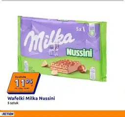 Action Wafelki Milka Nussini 5-pak oferta