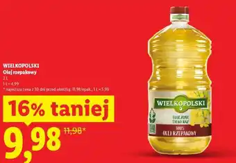 Lidl WIELKOPOLSKI Olej rzepakowy oferta