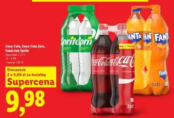 Lidl Coca-Cola, Coca-Cola Zero, Fanta lub Sprite oferta