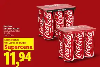 Lidl Coca-Cola lub Coca-Cola Zero oferta
